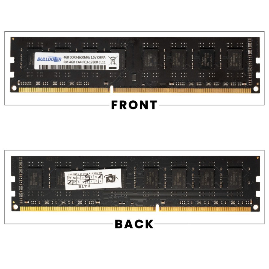 Ram 4gb ddr3 longdimm pc-12800 1.5v 1600mhz bulldozer original