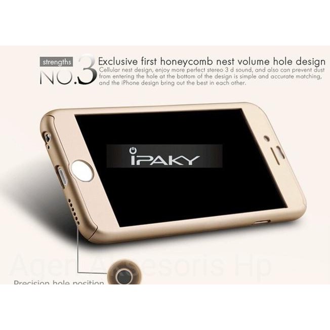 iPaky 360 ORI Vivo V7+ V7 Plus 5.99 inch Case All Side Protection + TG