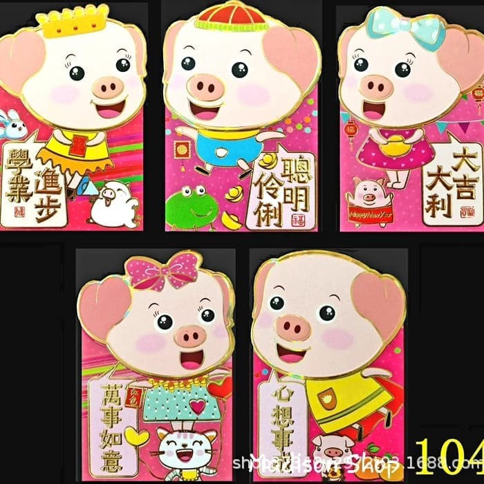 

Promo 2019 3D Angpao Tahun Baru Imlek Babi Piggy Chinese New Year Aksesories terbaik