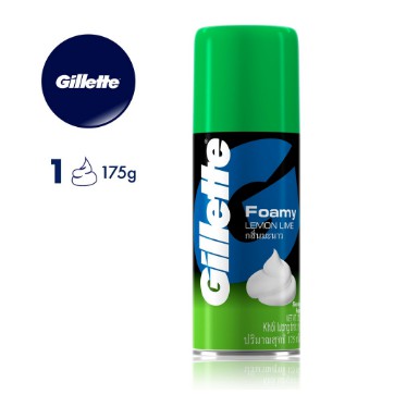 Gillette Foamy Foam Shave Lemon Lime 175 gr