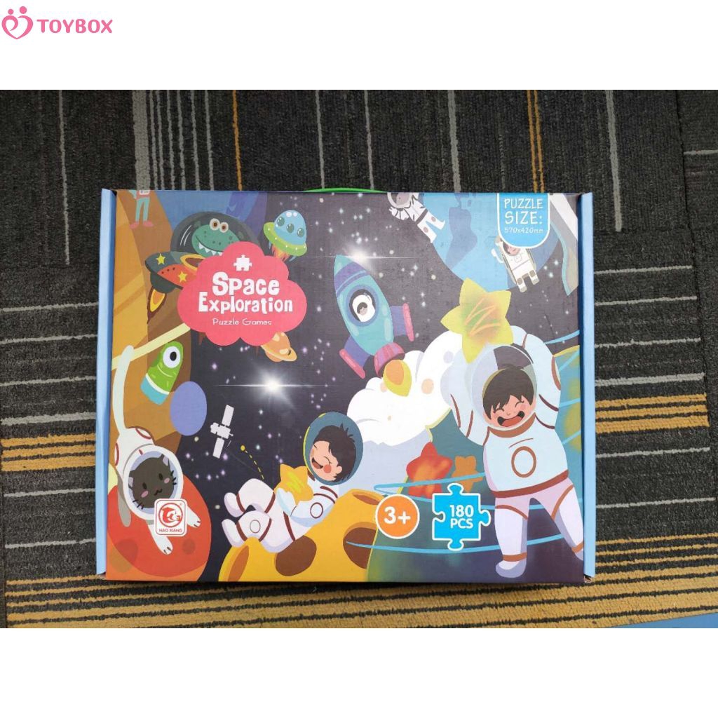 Toybox 180pcs Set Mainan Edukasi Puzzle Gambar Kartun Untuk Anak Laki Laki Perempuan Shopee Indonesia
