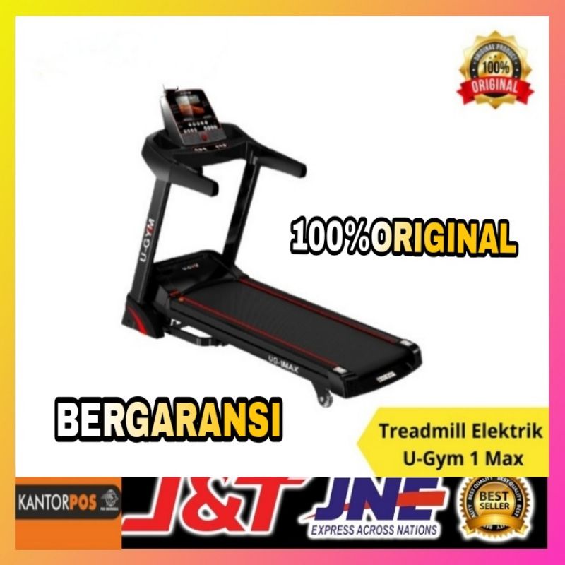 treadmill elektrik comercial u-gym 1max(original)treadmil elektrik tredmill
