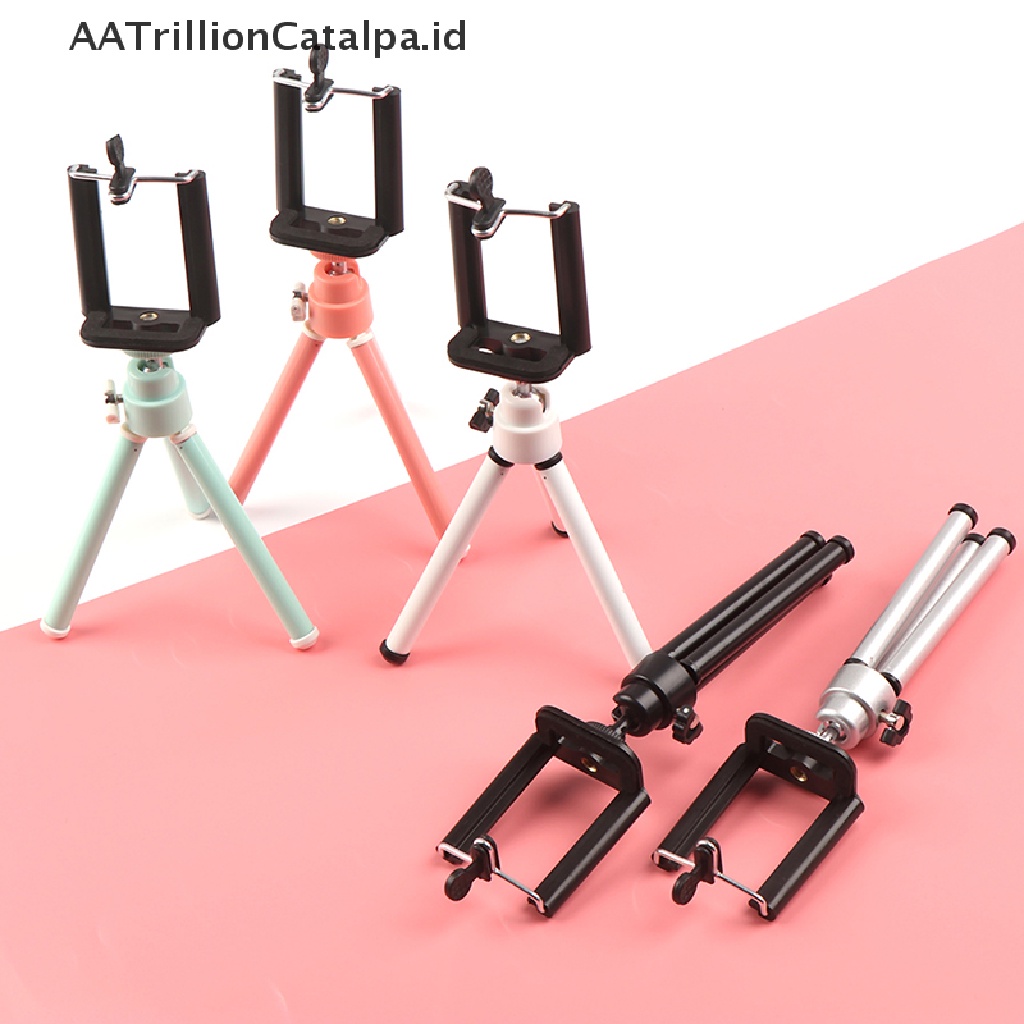 (AATrillionCatalpa) Stand Holder / Dudukan Ponsel / Kamera Teleskopis Untuk Meja / Fotografi