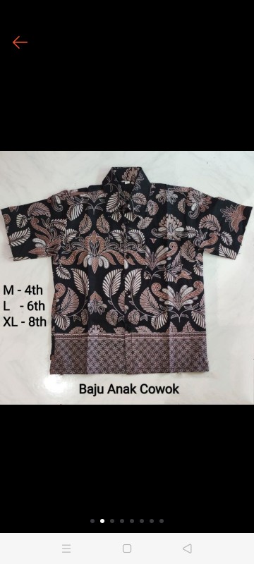 Maura Cople - Sania Ruffle Batik Cople Jazzy Gamis Syari -gamis Kerah Jazz