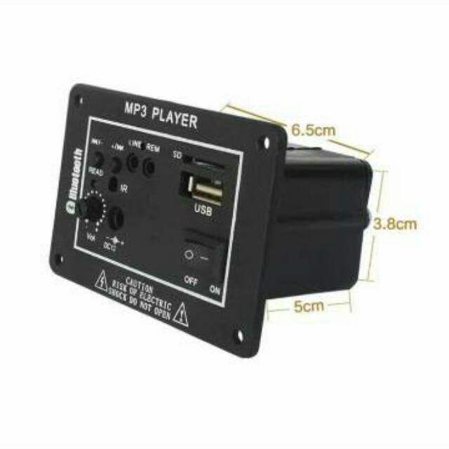 Amplifier Tanpa Bluetooth Digital With USB TF For Mobil atau Motor DC12V