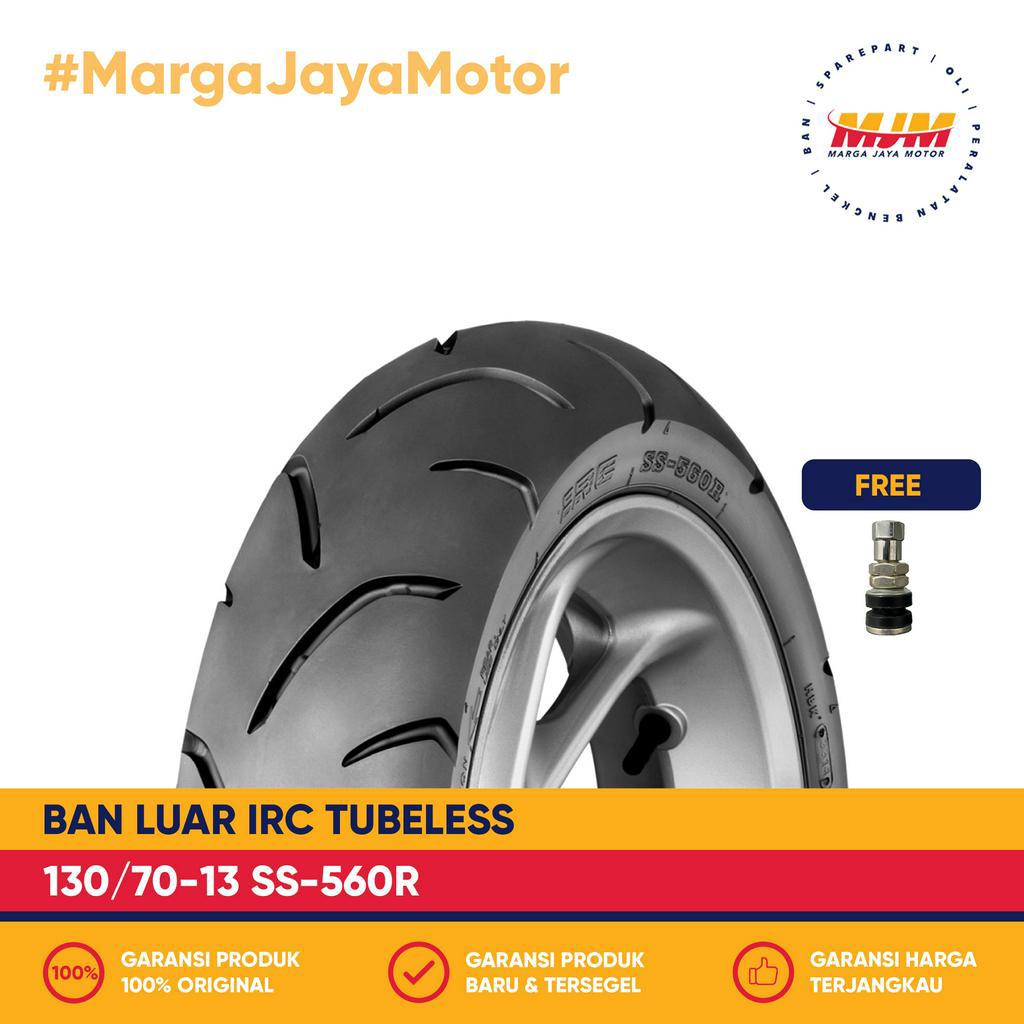 Ban Luar IRC SS-560R 130/70-13 Tubeless Free Pentil