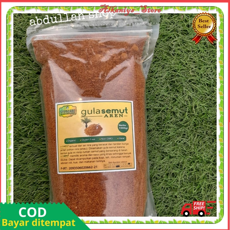 

Gula Aren Asli 100% Gula Semut Aren Syifacare Organic 1kg Original Asli Sachet Bubuk Cair Murah ORI