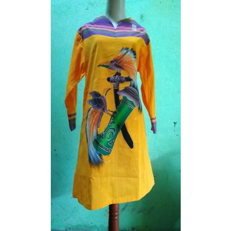 tunik lukis cendrawasih