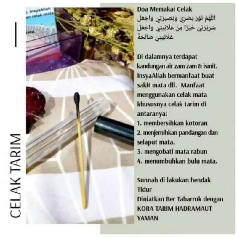 [GROSIR] TERLARIS TERMURAH CELAK TARIM ORI / CELAK YAMAN / CELAK ITSMID PEKAT AWET PENUMBUH BULU MATA HALAL 100% Celak Pensil