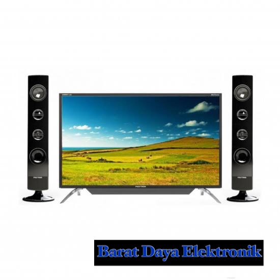 LED TV Digital Polytron 43TV1556 43 Inch + Tower Speaker Garansi Resmi 5 Tahun