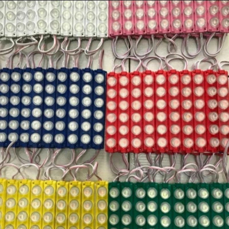 LAMPU LED 6 mata 24 volt modul kolong bis dan truk bak samping