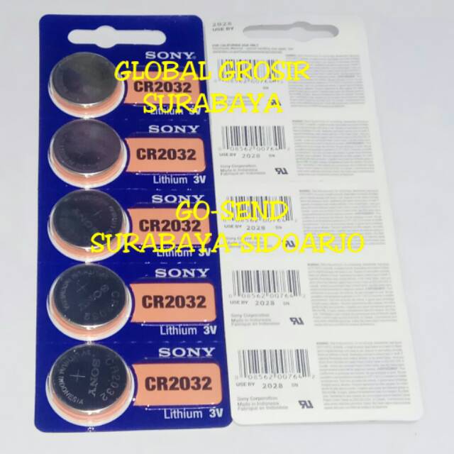 Baterai Sony/Murata CR2032 Original Product