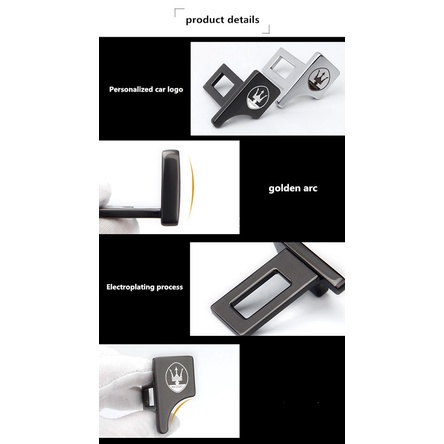 Buckle Keamanan logo laser high-end Untuk Mobil