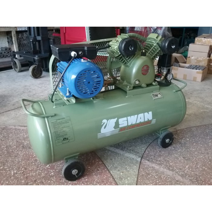 Kompresor Angin Listrik Otomatis 2 HP Swan SVU 202 Dengan Mesin Swan