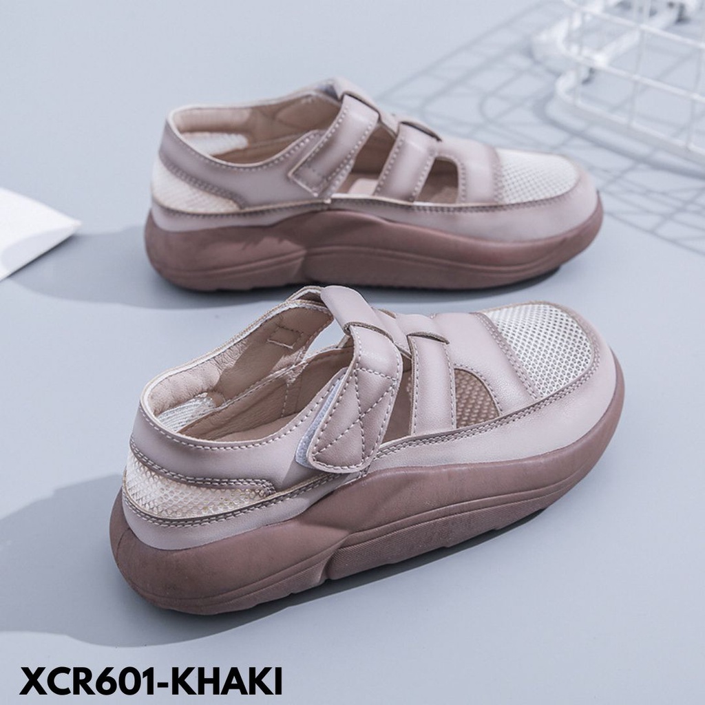 SEPATU SNEAKERS WANITA KEKINIAN TRENDY KOREAN STYLE BERANGIN KEREN BAHAN MESH IMPORT CR601 AISYAH