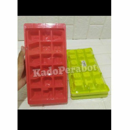 Cetakan Abc Homeco 1 set isi 2 pcs-cetakan agar huruf - cetakan jelly