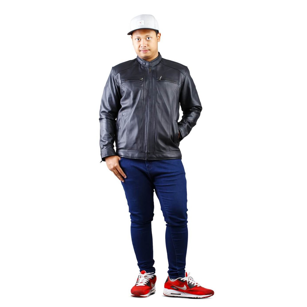 Jaket Kulit Kasual Pria - JRF 010