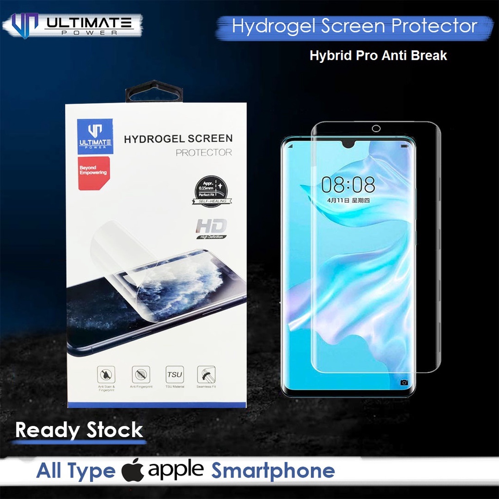 Anti gores iphone 13 pro max iphone 13 pro iphone 13 iphone 13 mini Ultimate Power Hybrid Pro Hydrogel Screen Protector Anti Gores