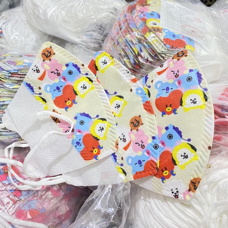 Beli CAREINDO Masker KF94 anak BTS BT21/ Masker Anak