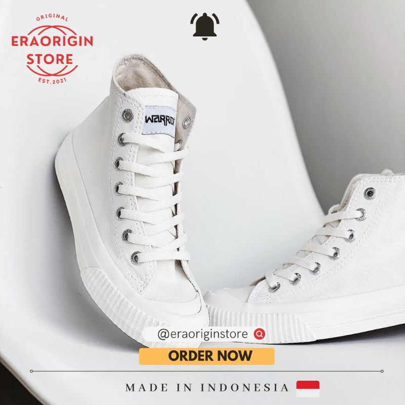 Sepatu Warrior Venus High Putih Original