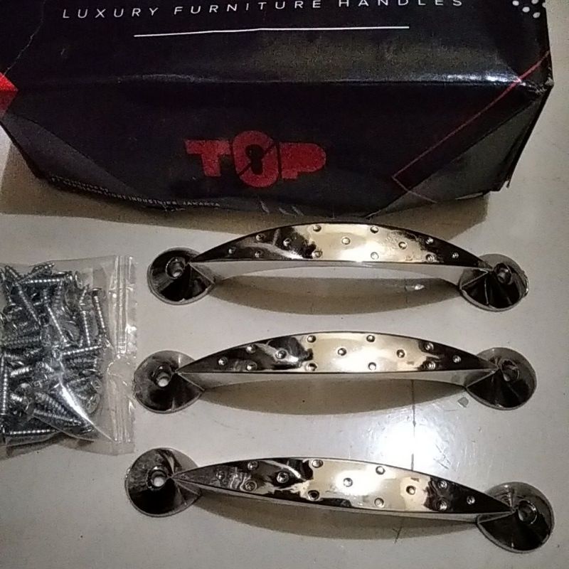 tarikan laci stainless / handle / tarikan laci / tarikan lemar jendela.