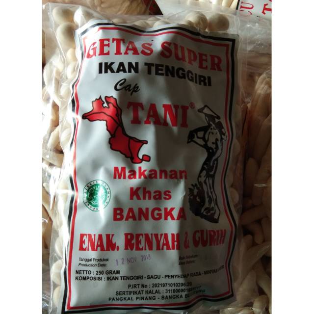 

kerupuk Getas cap tani