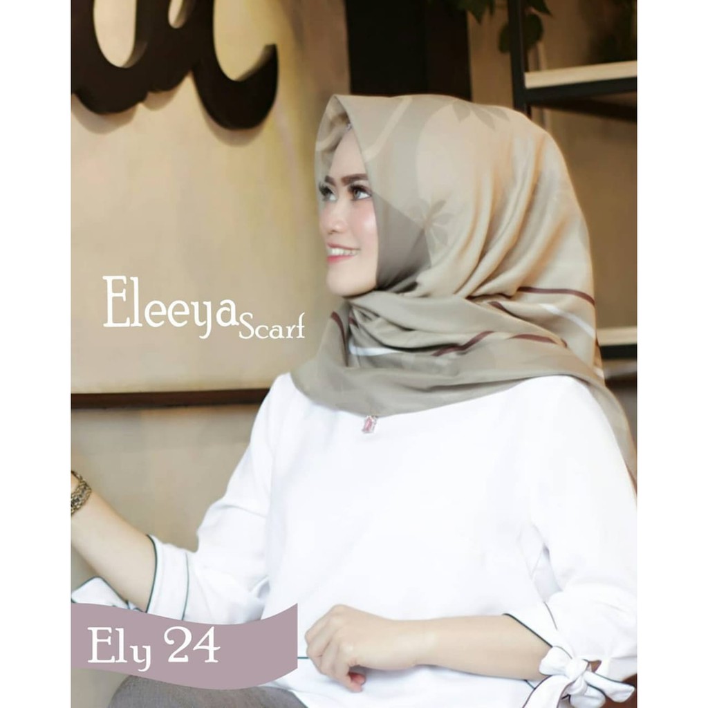 HIJAB SEGIEMPAT MOTIF ELY 24 II Eleeyascarf