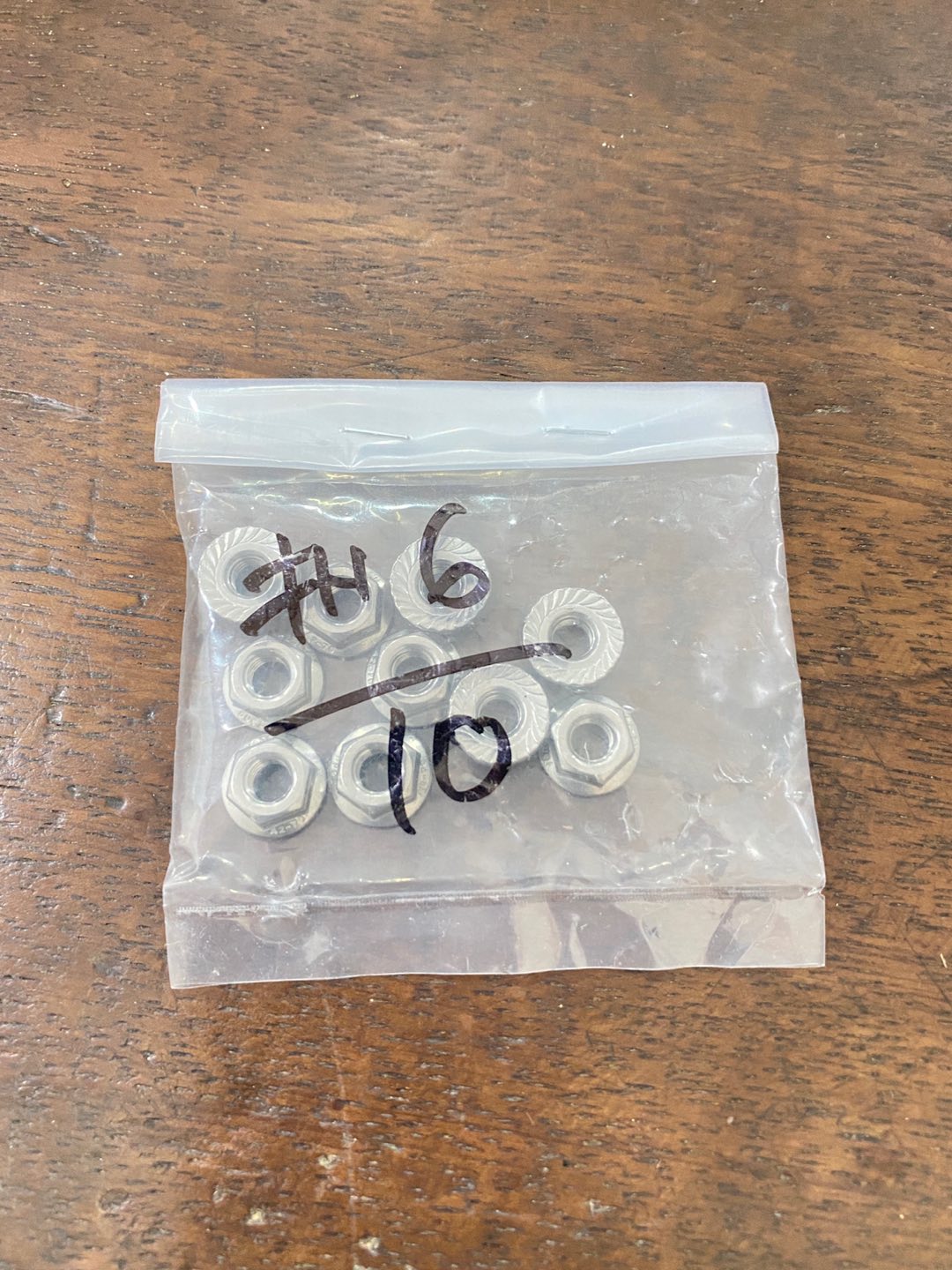 M6 X 1.00 Flange Nut / Mur Topi Stainless Steel 304