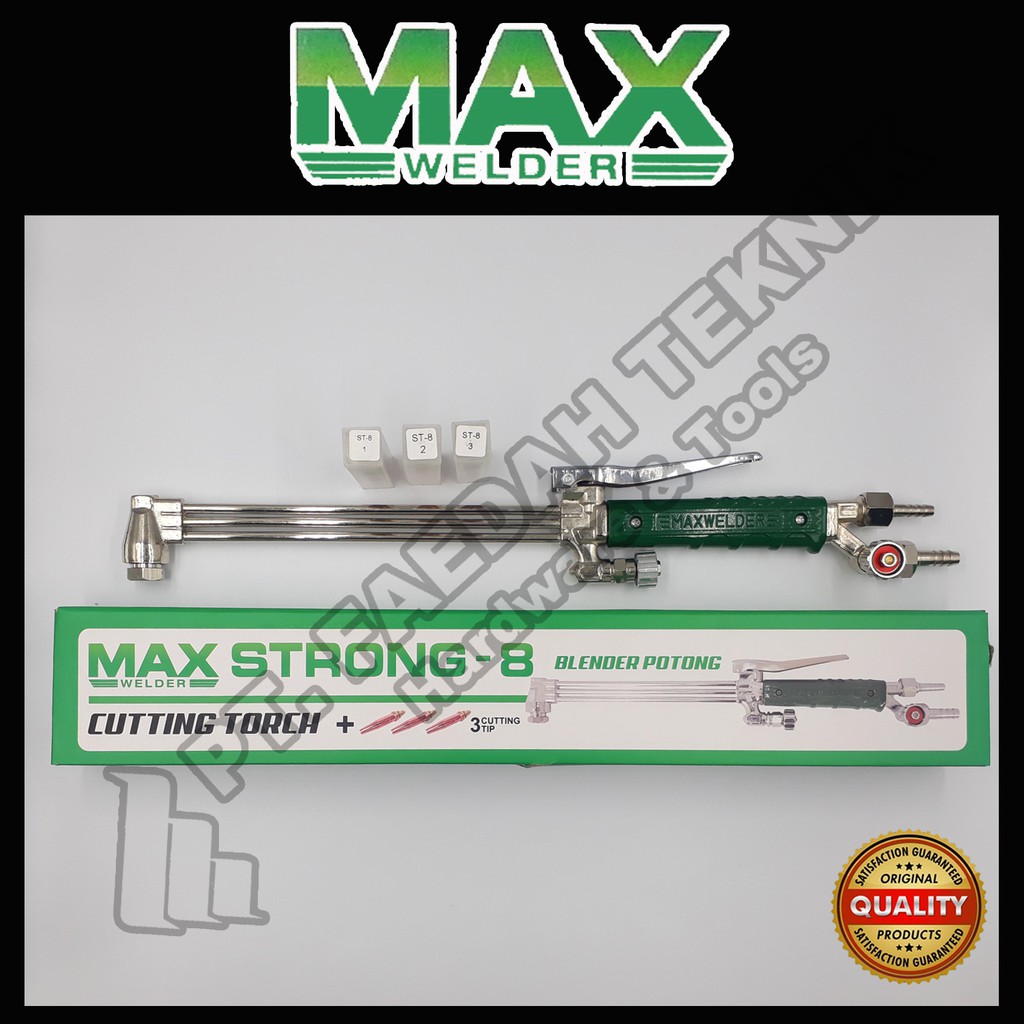 

Max Welder Strong-8 Blender Potong (Cutting Torch + 3 Cutting Tip)