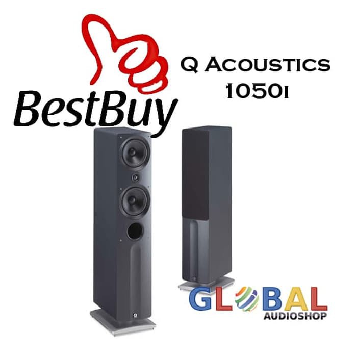 Q Acoustics speaker floor standing 1050i - Hitam