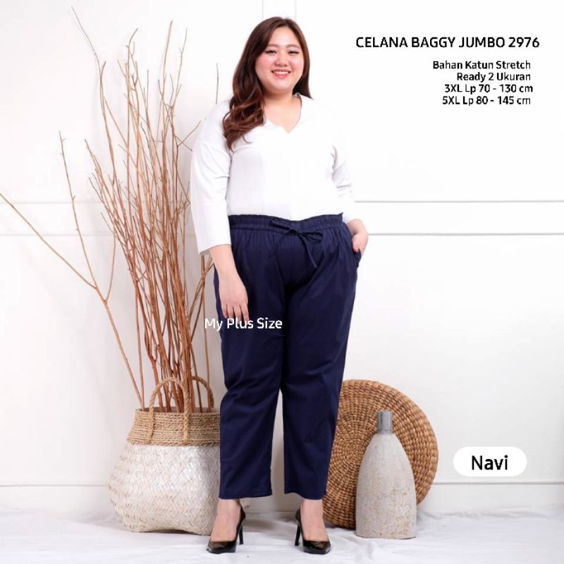 Celana Baggy Pant jumbo Street 2976, 3XL &amp; 5XL