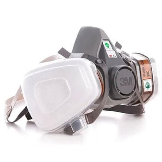 3M Masker Gas Respirator Masker Cat Masker Lab - 6200 3M
