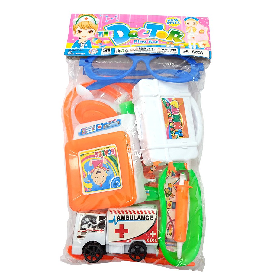 com Mainan Doctor Playset Kantongan No.GA11001