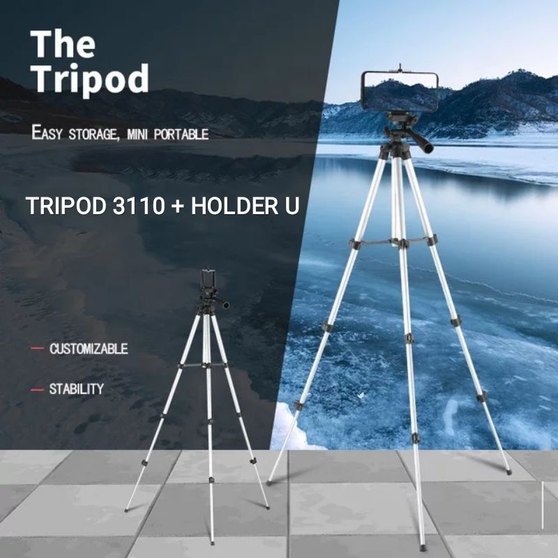 Tripod Handphone  Weifeng 1 Meter Free  Holder U Kaki Stabilizer special edition