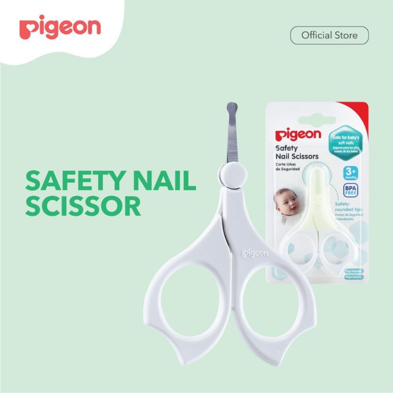 PIGEON Baby Safety Nail Scissors - Gunting Kuku Bayi