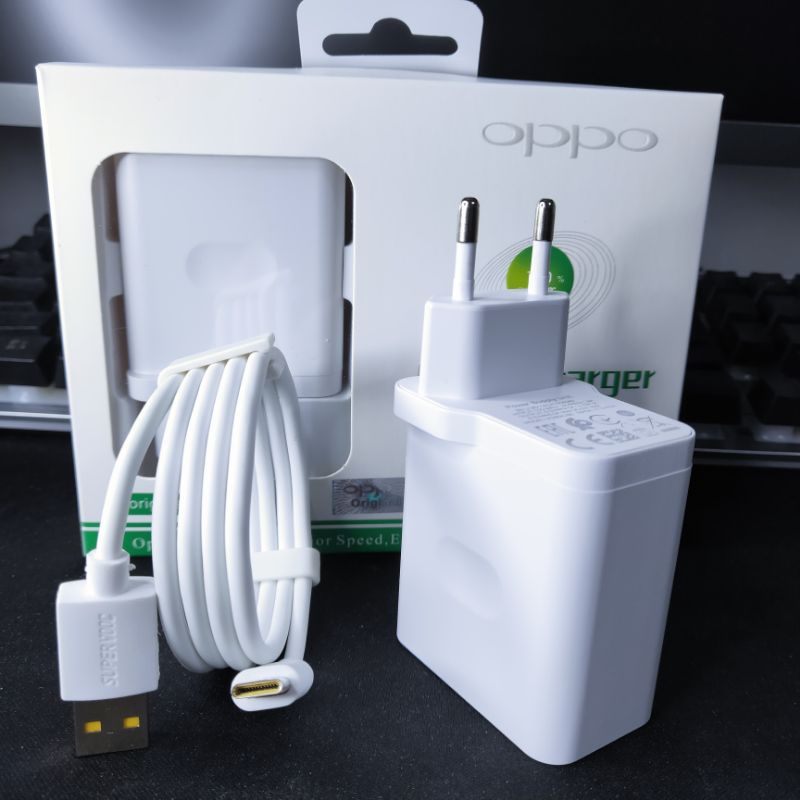 Charger Oppo 2A tipe C Fast Charging A5 2020 A9 2020 A52 A53 A54 original