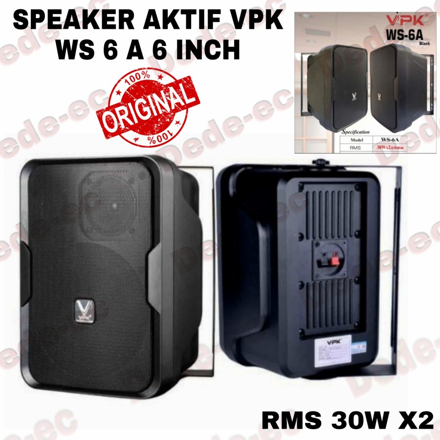 Speaker Aktif VPK WS 6A WS6A WS-6A 6 Inchi Original