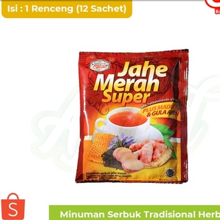 Jahe Merah Super Ratu Lebah Plus Madu Dan Gula Aren Harga Perenceng Isi 1 Sachet Obat Rematik Ampuh Herbal Alami