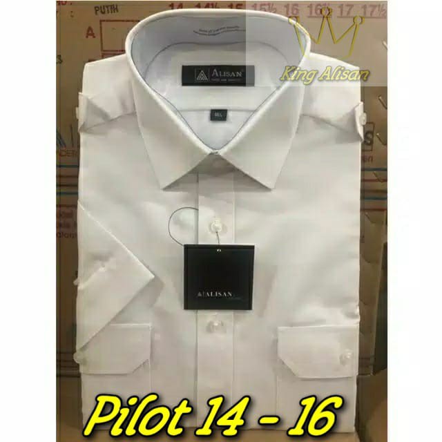 Kemeja Alisan Pilot Lengan Pendek