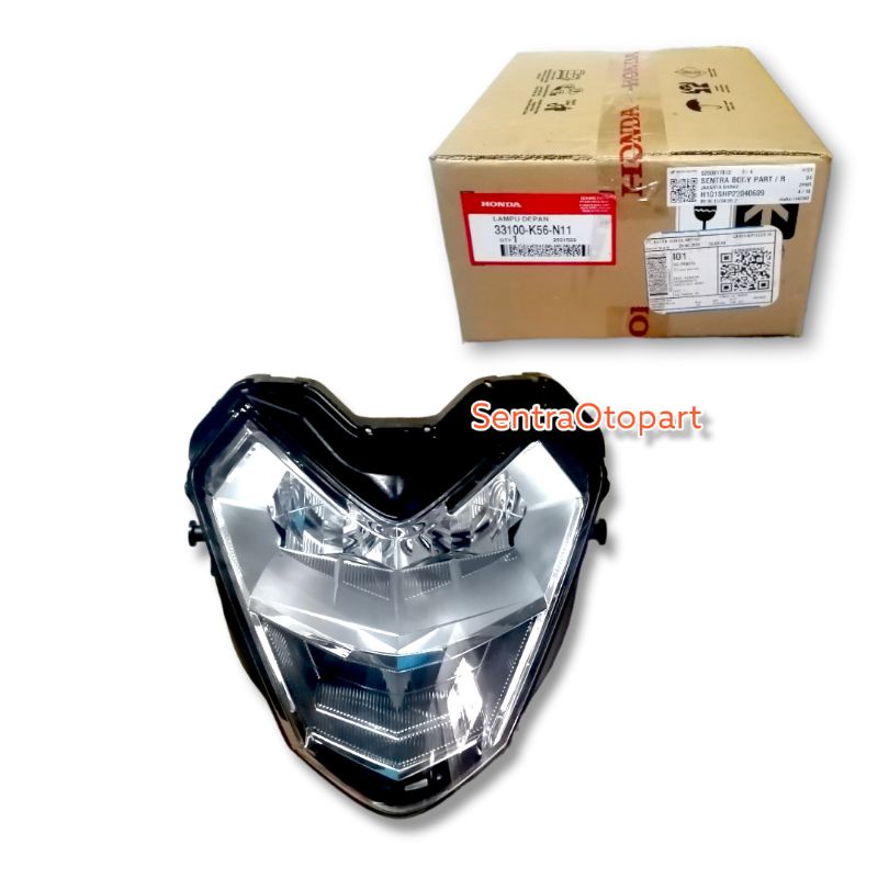 Reflektor lampu depan supra gtr 150 original hgp 33100k56n11