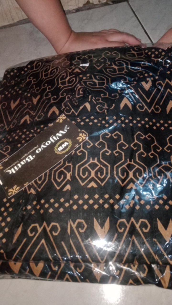 Kemeja Batik Pria Lengan Panjang Size M L Xl Xxl Bswart Hrb026 Batik Shogan