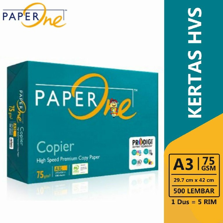

Kertas HVS A3 PaperOne 75 gsm