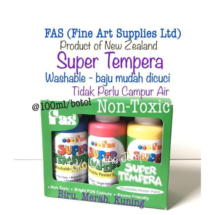 

CAT WASHABLE FINGER PAINT 3COLOR MUDAH CUCI FAS SUPER TEMPERA ATK941FS