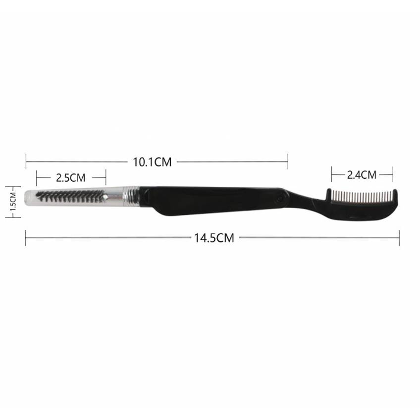 [Folding False Eyelash Brush] [Eyebrow Professional Brushes] [Beauty Makeup Tools]