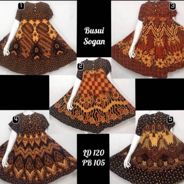 Daster Klok Payung Batik Sogan Murah Daster