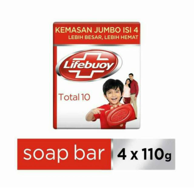Lifebuoy Sabun Batang 4x110gr