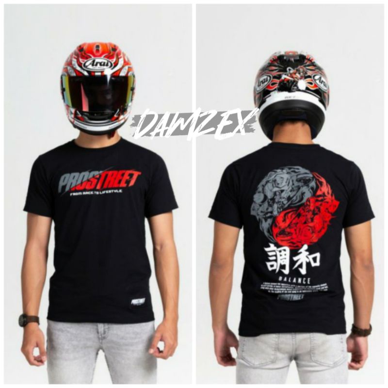 KAOS PROSTREET BAJU PROSTREET T-SHIRT PROSTREET | YIN AND YANG | NEW | FREE STICKER