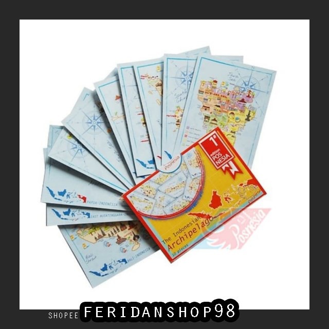 

BT967 POSTCARD KARTU BEST POS ARCHIPELAGO INDONESIA BY FERIDANSHOP98