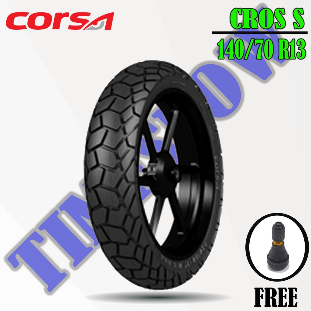 Ban Belakang Motor YAMAHA NMAX // CORSA CROSS S 140/70 Ring 13 Tubeless