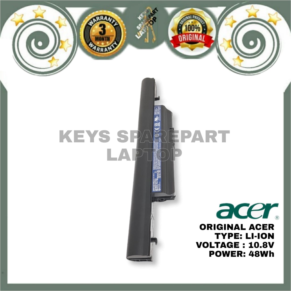 Original Baterai Battery Batre Laptop Acer 4820 3820T 4745G 5820T 3820 4820T 5820 5553 5745 5745G 7745 7745G 5553 5625 4625